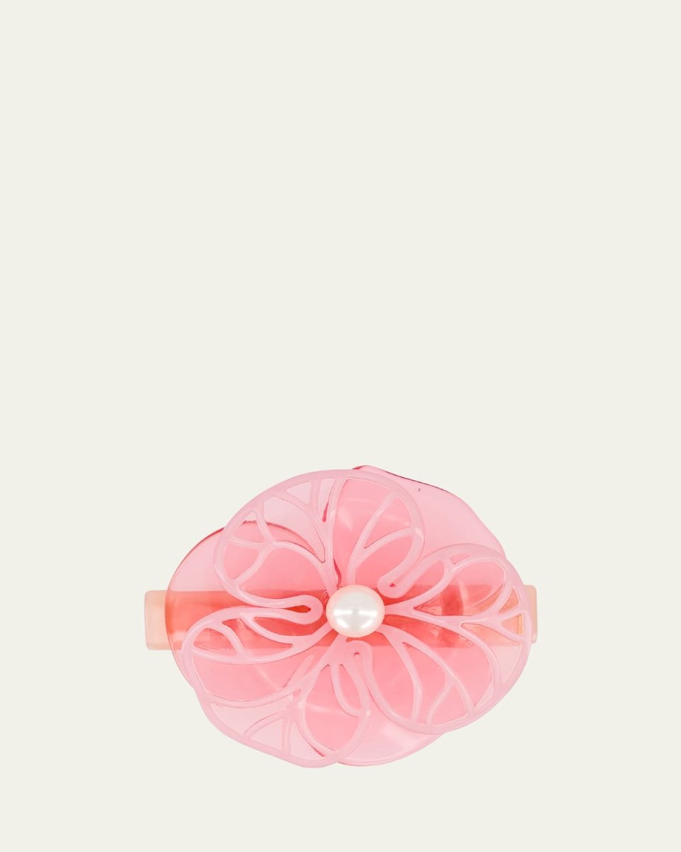 Pearly Flower Barrette